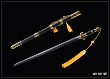 精品传统手工剑|龙泉宝剑|花纹钢|★★★★